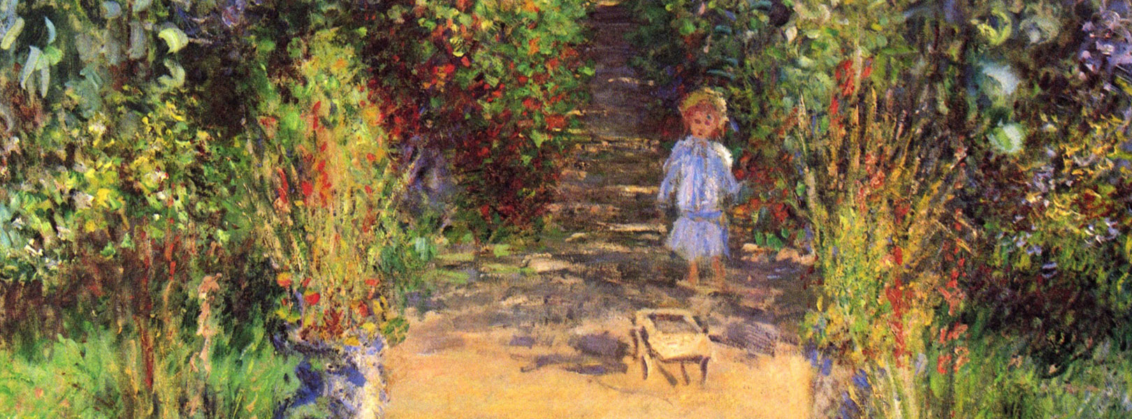 C. Monet - Monet's Garden in Vetheuil